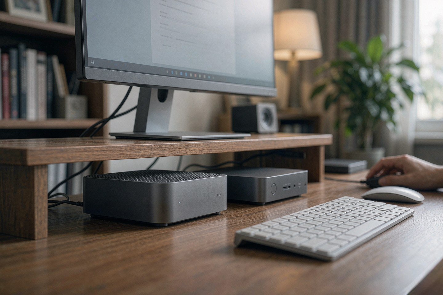Illustrative image: Mac mini concept scene
